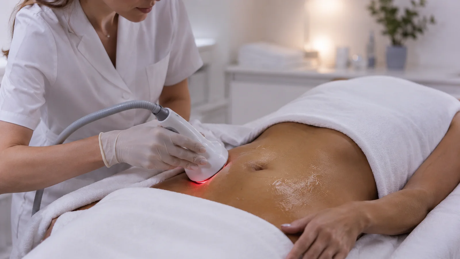 Tecnologia estética aplicada no abdômen durante pós-operatório